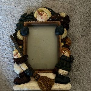 New snowman picture frame